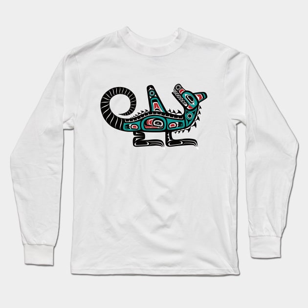 Wasgo Sea Wolf Long Sleeve T-Shirt by Beltschazar